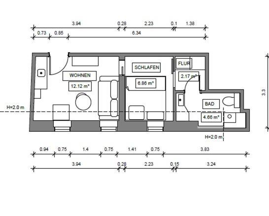 Haus Bielefeld Ferienwohnung 33A Norderney Zewnętrze zdjęcie